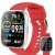 Niderson Reloj Inteligente Mujer Hombre con Bluetooth Llamada, 1.85″ HD Smartwatch con Pulsómetro/Monitor de Sueño, 112+ Modos Deportes Pulsera Actividad Impermeable IP68 para Android iOS, Rojo